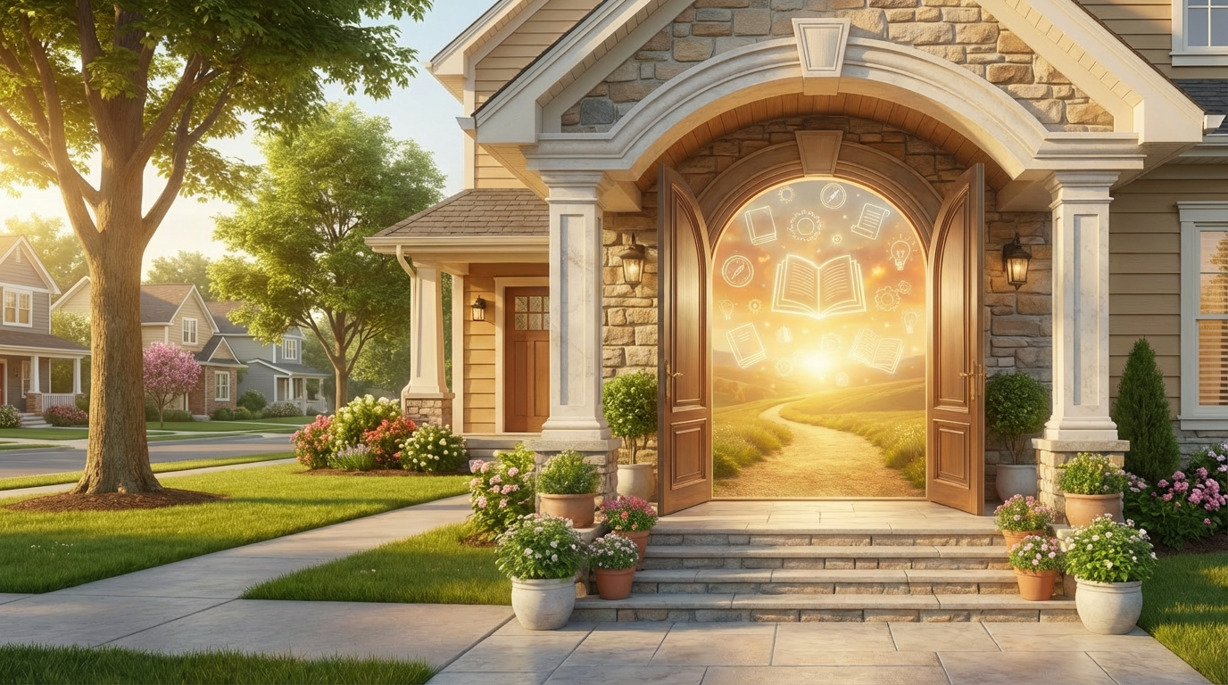 Real Estate Wholesaling Resources - Beautiful House Entrance